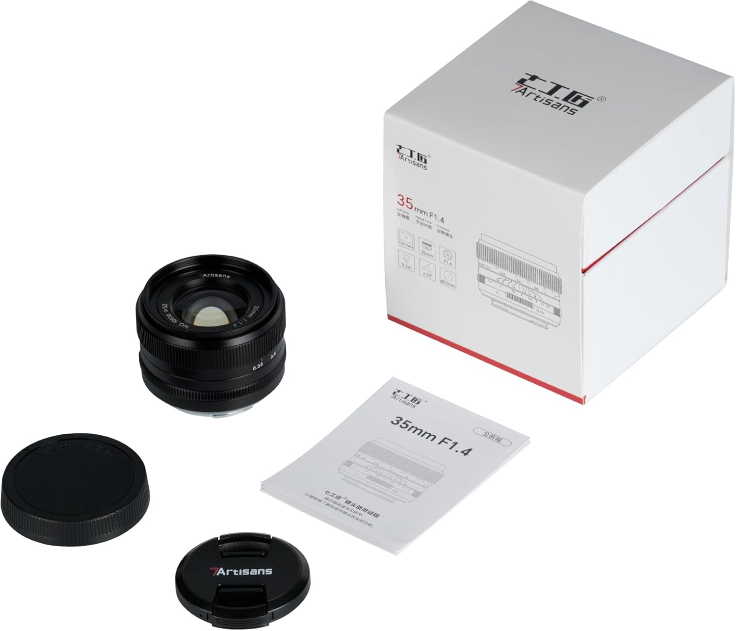 7artisans 35mm F1.4 Mark Ⅲ Full Frame Manual Focus Prime Lens Large Aperture Compatible with L Mount Mirrorless Camera(Black) - Image 7